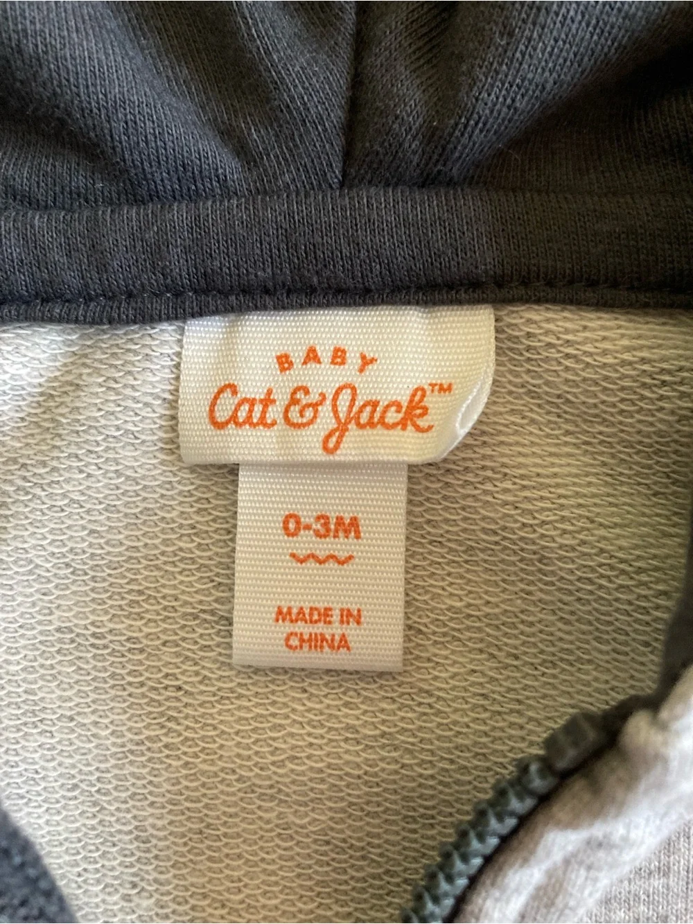 Cat & Jack 0 - 3 Months Full Zip Long Sleeve Hoodie